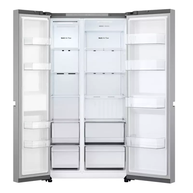 LG NatureFRESH GSBC40PYPE frigorífico combinado americano – Prime Silver – classe de eficiência energética E