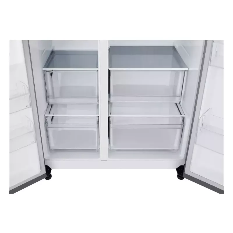 LG NatureFRESH GSBC40PYPE frigorífico combinado americano – Prime Silver – classe de eficiência energética E