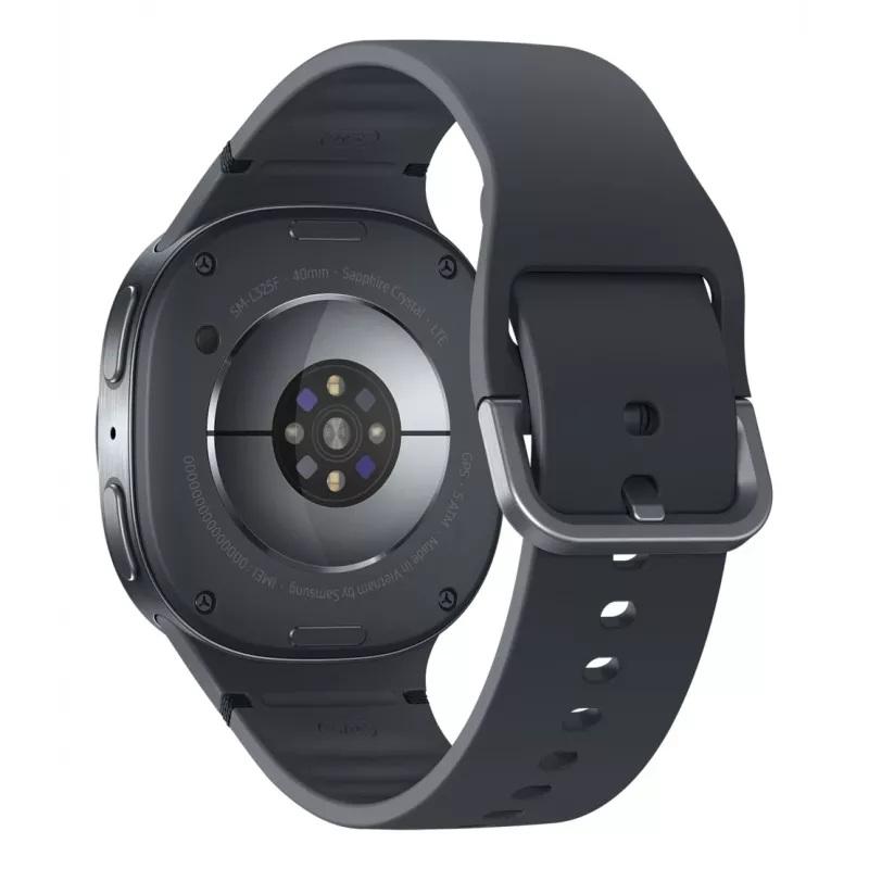 Samsung Galaxy Watch8 SM-L325FDAAXEF Smartwatch / relógio desportivo 3,3 cm (1,3 polegadas) AMOLED 40 mm digital 438 x 438 píxeis 4G grafite Wi-Fi GPS (satélite)
