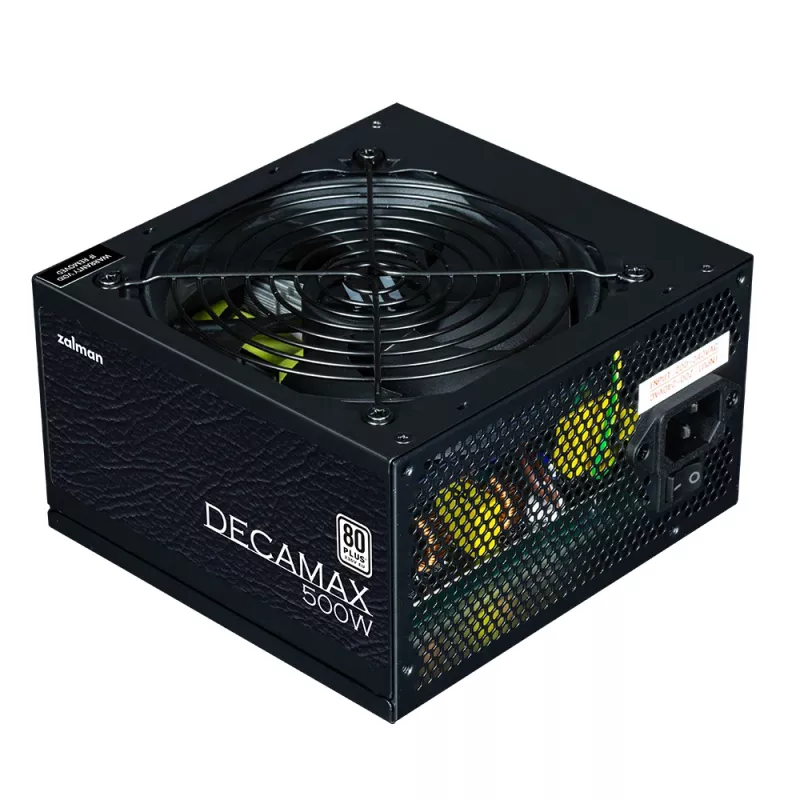 Zalman Decamax fonte de alimentação 500 W ATX preta