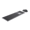 DELL Pro Plus Teclado e rato - KM7321W - UK (QWERTY), Full-Size (100%), sem fios, RF Wireless + Bluetooth, QWERTY, cinzento, titânio, rato incluído