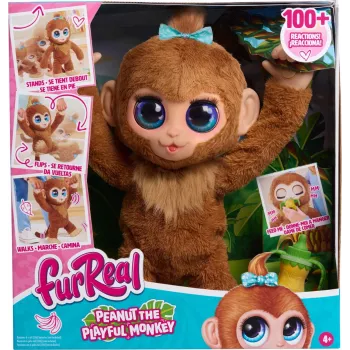 FurReal Peanut o macaco brincalhão, rapaz/rapariga, 4 anos FurReal Peanut o macaco brincalhão. Cor do produto: multicolor
