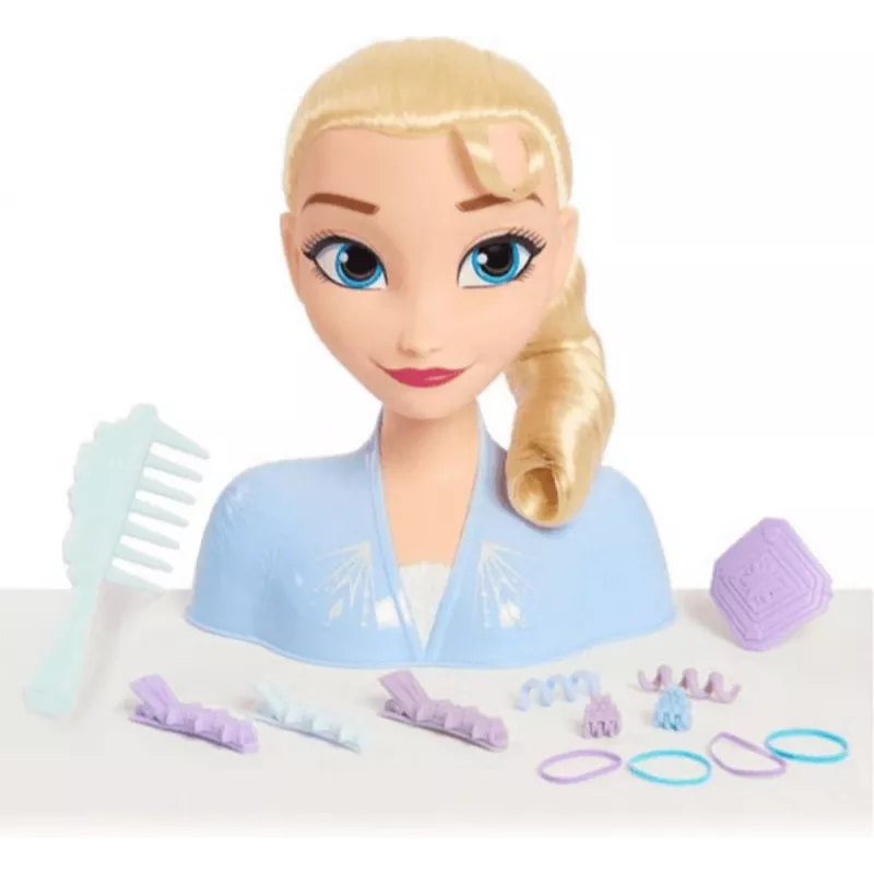 Just Play Disney Frozen 2, cabeça de boneca de maquilhagem/estilo, feminino, 3 ano(s), 120 mm, multicolor
