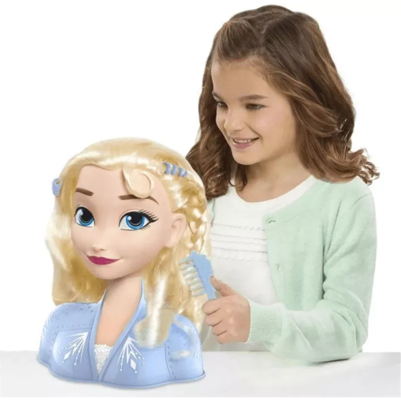 Just Play Disney Frozen 2, cabeça de boneca de maquilhagem/estilo, feminino, 3 ano(s), 120 mm, multicolor
