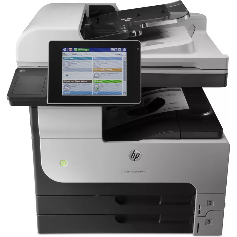 HP LaserJet Enterprise MFP M725dn, laser, impressão a preto e branco, 1200 x 1200 DPI, A3, impressão direta, preto, cinzento