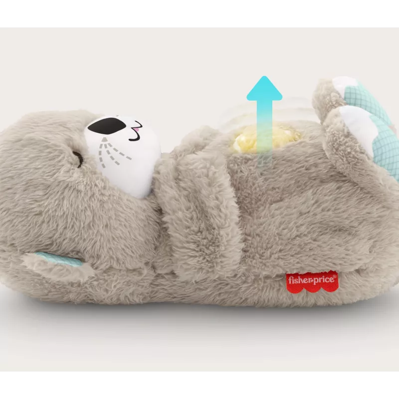 Fisher-Price Soothe 'n Snuggle Otter, peluche, máquina de som com movimento de respiração