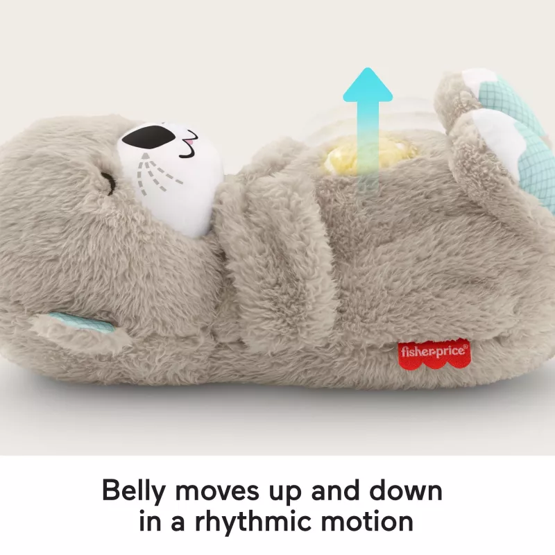 Fisher-Price Soothe 'n Snuggle Otter, peluche, máquina de som com movimento de respiração