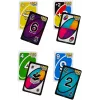 Jogo de cartas UNO FLIP com baralho acessível para daltónicos para crianças, adultos e noites de jogos em família