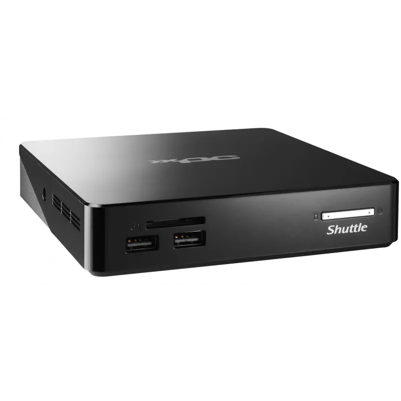 Shuttle XPC nano NS02EV2 Rockchip RK3368 2 GB DDR3L-SDRAM 16 GB eMMC Android 8.1 Mini PC Nettop preto
