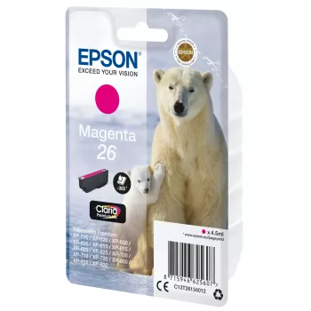 Epson Eisbär embalagem individual magenta 26 Claria Premium Ink