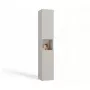 Armário de casa de banho Top E Shop NEL, independente 2 portas, laminado em cashmere, 1740×310×300 mm, 5 prateleiras