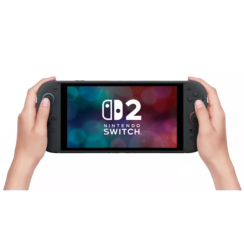 Consola de jogos NINTENDO Switch 2 preto — LCD 7,9 polegadas 1920×1080, 120 Hz, 256 GB, bateria 5220 mAh, Wi-Fi 6, Bluetooth, HDR10