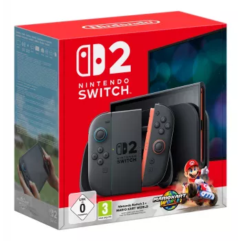 Consola portátil Nintendo Switch 2 + Mario Kart World 20,1 cm (7,9 polegadas) 256 GB ecrã tátil Wi-Fi preto