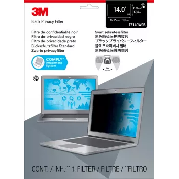 3M 7100194175 Filtro de privacidade 39,6 cm (15,6 polegadas) portátil filtro de privacidade sem moldura
