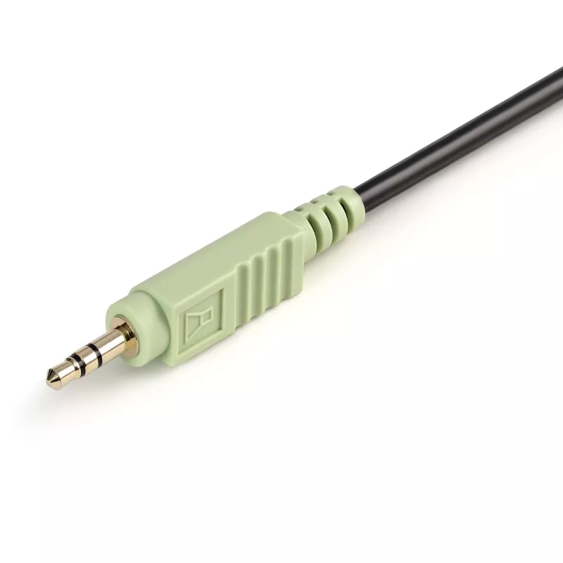 StarTech.com Cabo KVM USB DVI 4-em-1 de 1,8 m com áudio e microfone