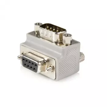 StarTech.com Adaptador de cabo série DB9 para DB9 em ângulo reto Tipo 1 – M/F