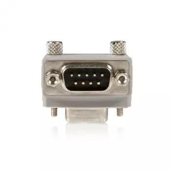 StarTech.com Adaptador de cabo série DB9 para DB9 em ângulo reto Tipo 1 – M/F