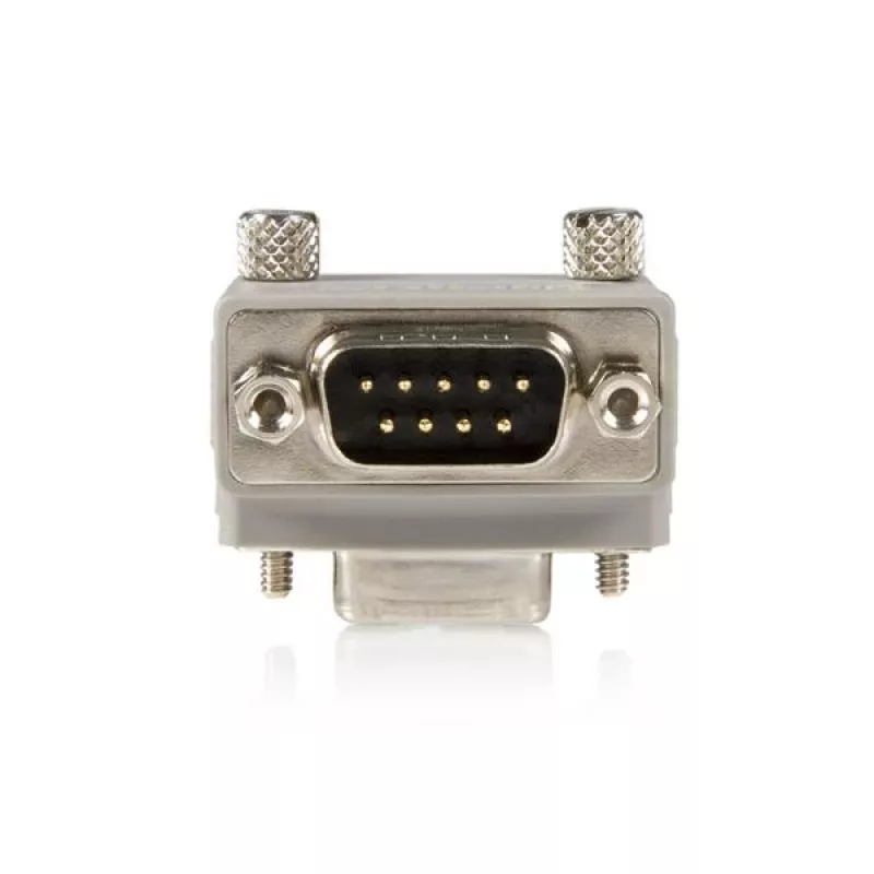 StarTech.com Adaptador de cabo série DB9 para DB9 em ângulo reto Tipo 1 – M/F
