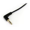 StarTech.com Cabo de áudio estéreo fino de 0,9 m jack 3,5mm para angular - M/M