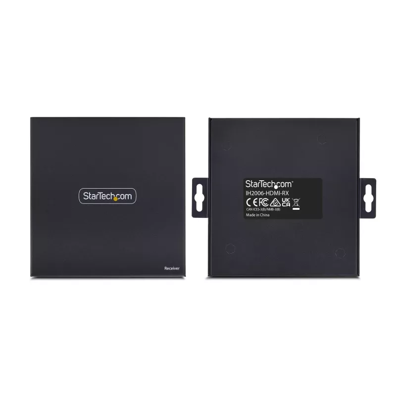 StarTech.com Recetor HDMI sobre rede IP para a série de produtos IH2006, 4K 60Hz, sem drivers, AVoIP, incl. kit de montagem, apenas recetor