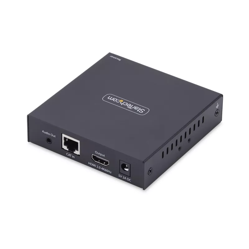 StarTech.com Recetor HDMI KVM sobre rede IP para a série de produtos IH2006, 4K 60Hz, sem drivers, AVoIP, incl. kit de montagem, apenas recetor