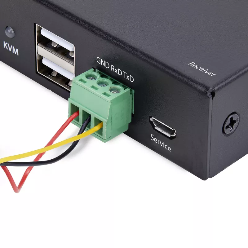 StarTech.com Recetor HDMI KVM sobre rede IP para a série de produtos IH2006, 4K 60Hz, sem drivers, AVoIP, incl. kit de montagem, apenas recetor