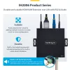 StarTech.com Recetor HDMI KVM sobre rede IP para a série de produtos IH2006, 4K 60Hz, sem drivers, AVoIP, incl. kit de montagem, apenas recetor