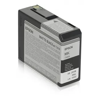 Embalagem individual Epson preto mate T580800, preto mate, tinta pigmentada, 80 ml, 1 unid.