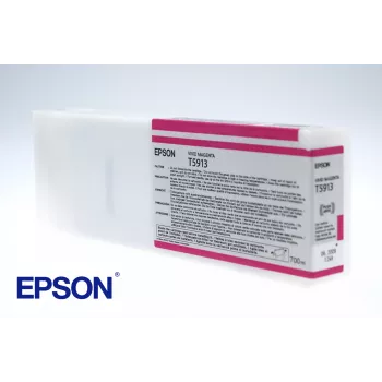 Embalagem individual Epson magenta vivo T591300, magenta vivo, tinta pigmentada, 700 ml, 1 unid.