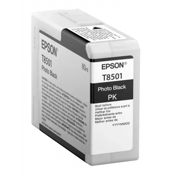 Embalagem individual Epson preto fotográfico T850100, preto, tinta pigmentada, 80 ml, 1 unid.