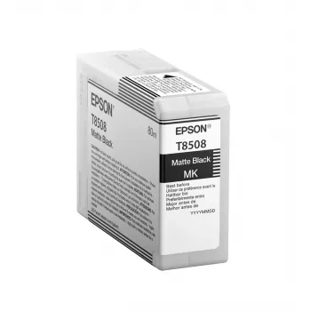 Epson embalagem individual preto mate T850800, preto mate, tinta pigmentada, 80 ml, 1 unid.