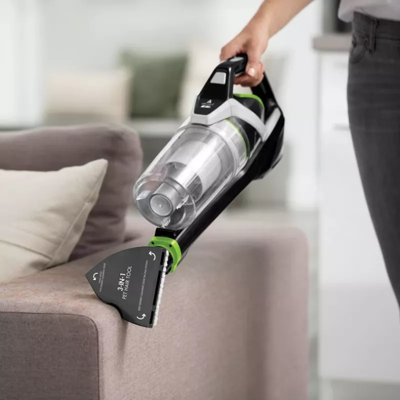 Bissell Multireach Active bocal para estofos 3 em 1 para pelos de animais, bocal para estofos, aspirador manual, preto, Bissell, MultiReach Active 21V, 140 mm