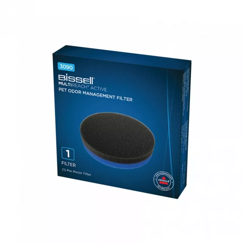 Bissell Multireach Active Pet Odor Management filtro, pré-filtro, aspirador vertical, preto, azul, Bissell, MultiReach Active 21V, 100 mm