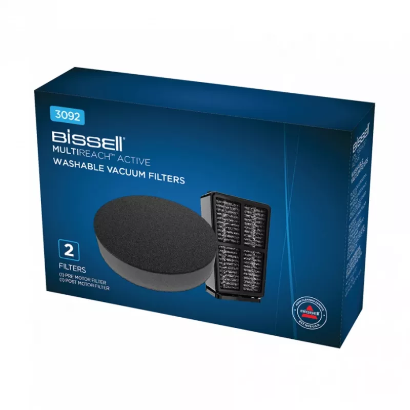 Bissell Multireach Active filtros de aspirador laváveis, filtro, aspirador manual, preto, Bissell, MultiReach Active 21V, 110 mm