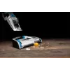 Aspirador vertical/escova elétrica Bissell 2582Q aspirador com unidade de base bateria húmido e seco sem saco 250 W preto, azul, prateado