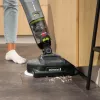 Aspirador vertical Bissell SpinWave + Vac Pet Pro bateria húmido e seco corrente de vórtice saco 0,4 l preto, cinzento