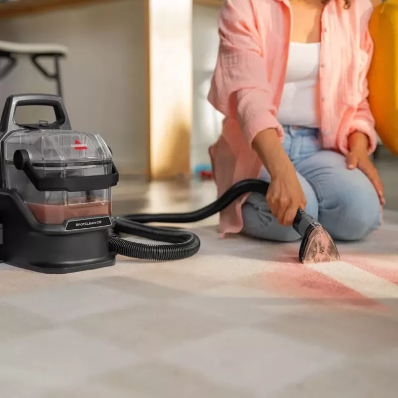 Máquina de limpeza de tapetes Bissell SpotClean C9 Pro aparelho manual preto