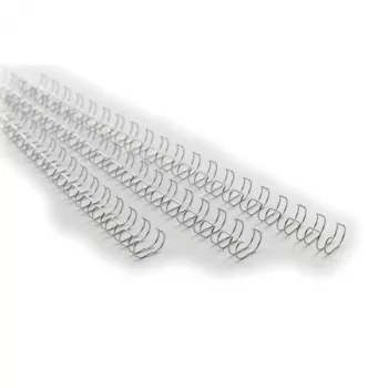 Espirais de encadernação GBC MultiBind 6 mm, prateado, 130 folhas, A4, 172 mm, 81 mm, 100 unid.