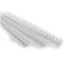 Espiral de encadernação GBC MultiBind 12 mm, prateado, 130 folhas, A4, 281 mm, 124 mm, 100 unid.