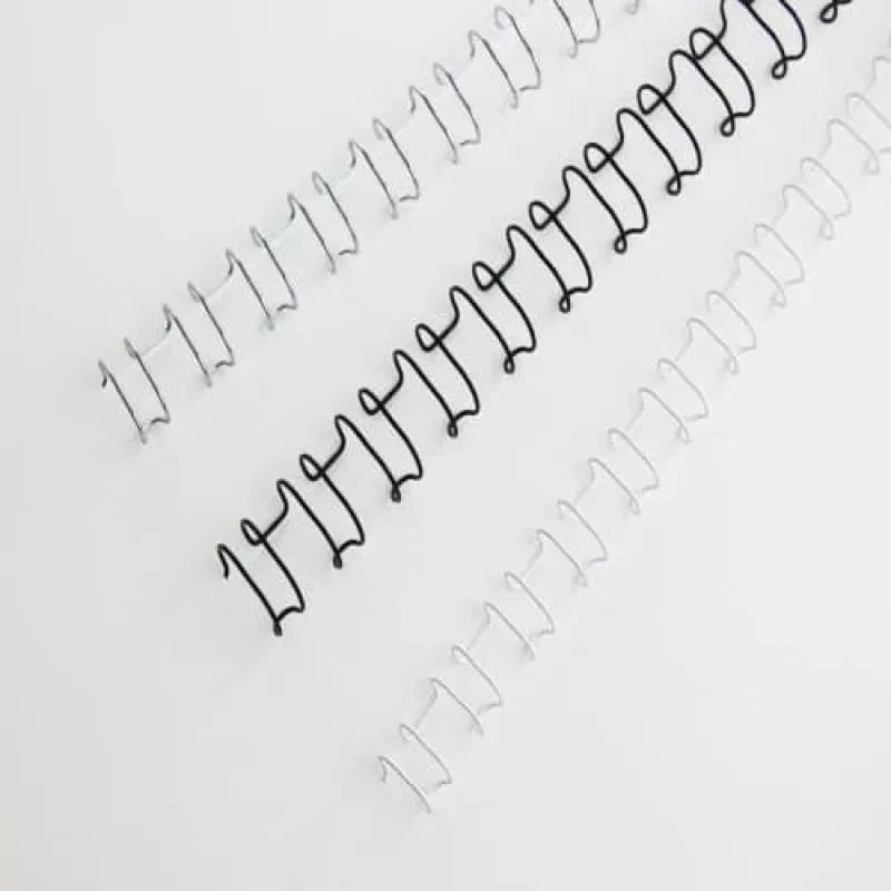 Anéis de encadernação GBC MultiBind 12 mm, preto, 130 folhas, A4, 284 mm, 126 mm, 100 unid.