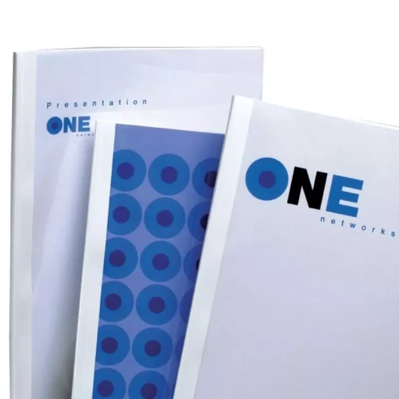 Capas de encadernação térmica GBC Standard ThermaBind A4 1,5 mm, A4, papel, branco, 15 folhas, 210 mm, 297 mm