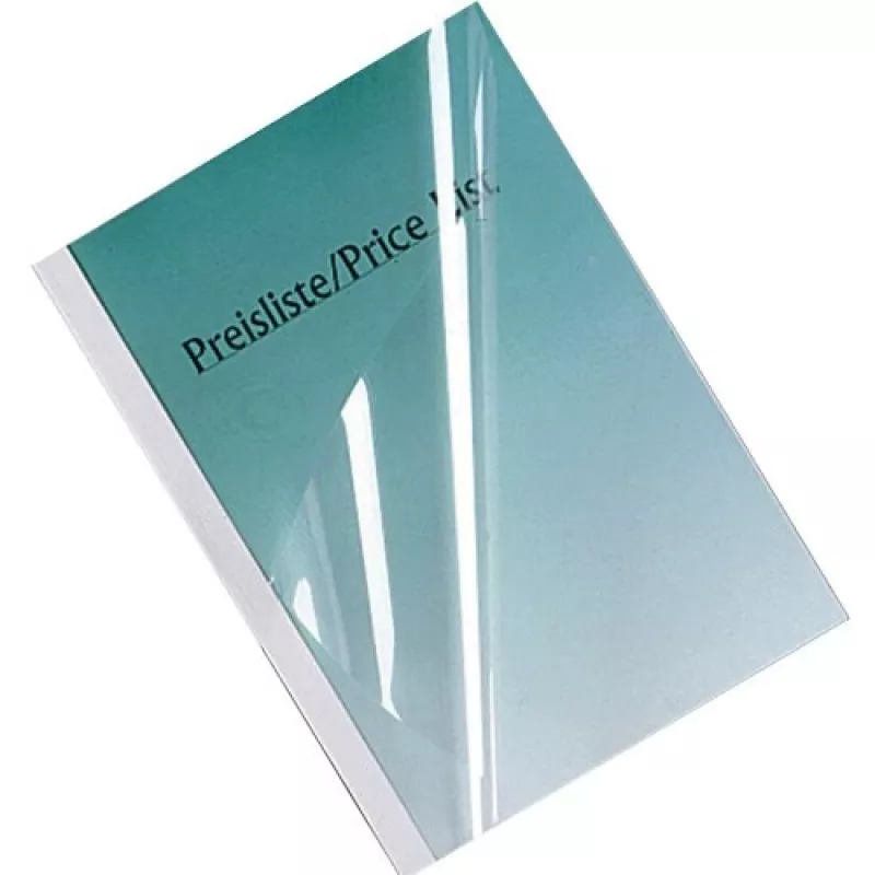 Capas de encadernação térmica GBC Standard ThermaBind A4 1,5 mm, A4, papel, branco, 15 folhas, 210 mm, 297 mm
