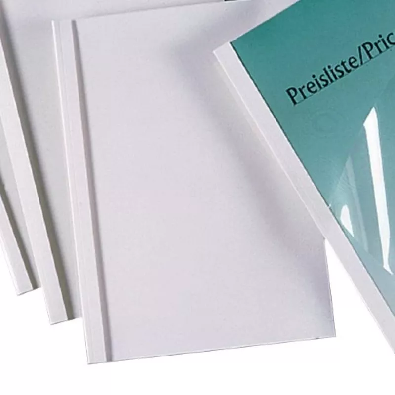Capas de encadernação térmica GBC ThermaBind Standard A4 3 mm, A4, papel, branco, 30 folhas, 210 mm, 297 mm