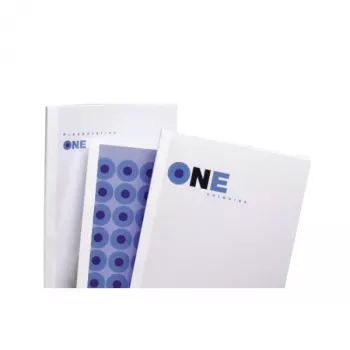Capas de encadernação térmica GBC ThermaBind Standard A4 4 mm, A4, branco, 309 mm, 241 mm, 4 mm, 100 unid.