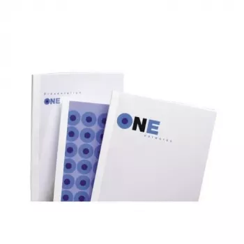 Capas de encadernação térmica GBC Standard 40 mm branco (50), A4, PVC, branco, 50 unid.