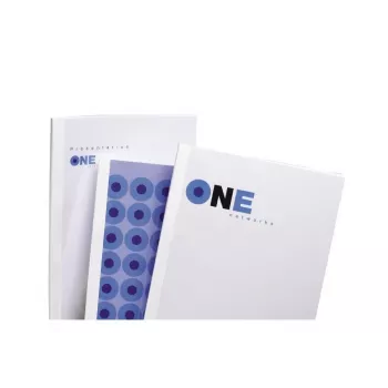 Capas de encadernação térmica GBC ThermaBind Standard A4 12 mm, A4, PVC, branco, 110 folhas, 1,2 cm, 124 mm