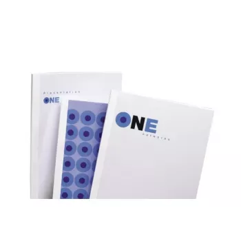 Capas de encadernação térmica GBC Standard A5 1,5 mm branco (100)