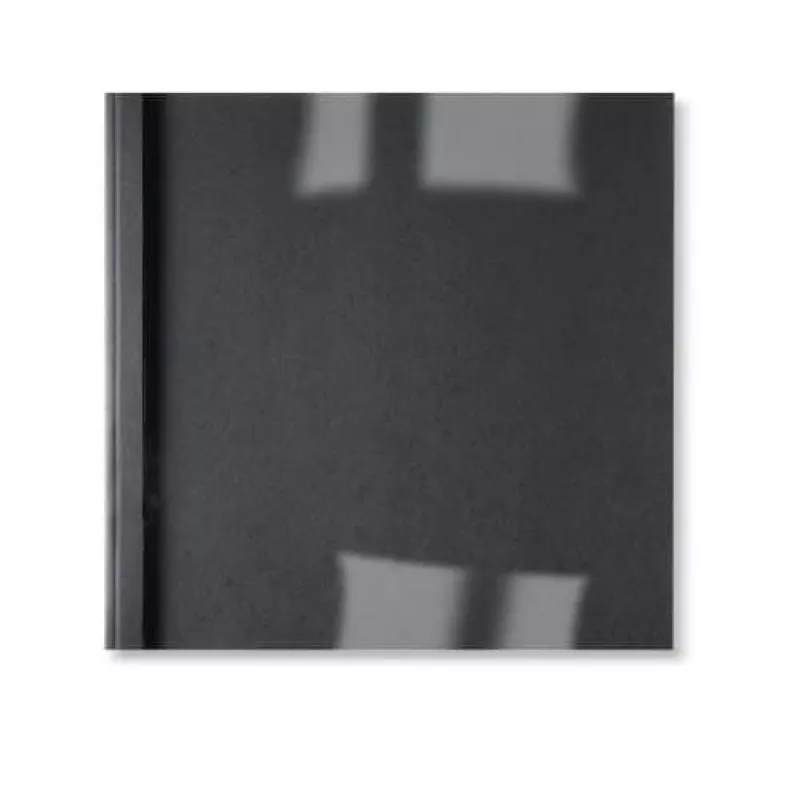Capas de encadernação térmica GBC LinenWeave 1,5 mm preto (100), A4, PVC, preto, 1,5 mm, 100 unid.