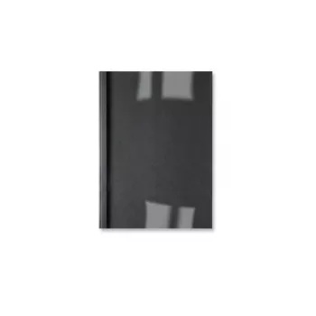 Capas de encadernação térmica GBC LinenWeave 3 mm preto (100), A4, PVC, preto, 30 folhas, 3 mm, 108 mm