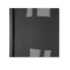 Capas de encadernação térmica GBC LinenWeave 3 mm preto (100), A4, PVC, preto, 30 folhas, 3 mm, 108 mm